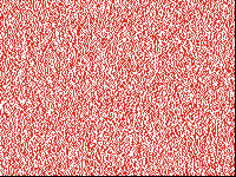 Random color data art